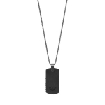 Emporio Armani Moodne Lihtne Kotka Logo Roostevabast Terasest Kaelakee Meeste Must EGS2847060-NLP must