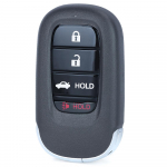 KEYECU KR5TP-4 433MHz puldiga v&otilde;tmehoidja Honda Accord Pilot HR-V CR-V Civic 2022 2023 2024 2025 Odyssey Prelude 2026 jaoks 4 Buttons A