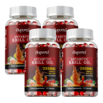 Antarktika krilli&otilde;likapslid, 2000 mg, sisaldades Omega-3 EPA ja DHA ekstrakte, toidulisand. 120*2