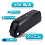 Saksa laos 48V 15Ah suure mahutavusega e-jalgratta aku paksude rehvide ja m&auml;giratta jaoks 3000mAh Hiina liitiumelemendid ja 30A BMS 2A XT60 48 V 15ah