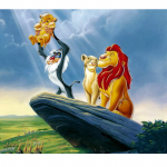V&auml;rvimine numbrite j&auml;rgi Maalid v&auml;rvimiseks - L&otilde;vi Kuningas Disney 50X40 Cm
