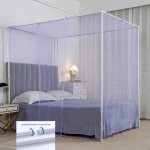 Kodu palee printsessi stiilis p&otilde;randal seisev kaheinimesevoodi s&auml;&auml;sev&otilde;rk - Paksendatud telgi marli For Bed Width 1.0m x Length 2.0m white
