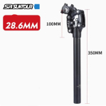 SunTour NCX Taiwani m&auml;giratta sadulapost 27,2 mm/31,6 mm Kokkupandav amortiseeriv sadulapost jalgratastele Jalgrattatarvikud