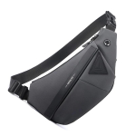 Vargusvastased rinnakotid Crossbody kott meestele Messenger kott Sling &otilde;lakott Mobiiltelefoni veekindel seljakott Reisi spordikotid gray