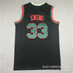 Tikitud New York Knicks Korvpallivorm 33 Ewing F&auml;nnitooted Mehed Naised S&uuml;gis Talv Large gray