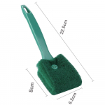 Praktiline akvaariumi taime vetikate puhastusvahend klaasist kalapaagi puhastushari green 23cm