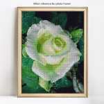 T&auml;is&uuml;mmargune teemantmaal T&auml;isekraaniga lill 5D DIY ristpistes kivid 20X30CM