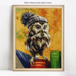 Teemantmaaling Loomade Armas Linn Rhinestone Mosaiic Teemanttikandid 20X30CM