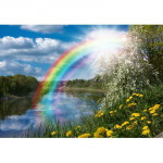 Teemantmaal  Scenic  tikandid t&auml;is&uuml;mmarguse teemantristpistega kivist mosaiikdekoor 20X30CM