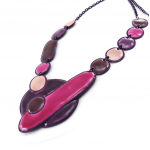 NOA [J1977] &ndash; disainerkaelakee 'Harlequin' roosa lilla Heleroosa