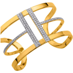 Altesse [P0583] - valge kullaga 'Cleopatra' kullaga kaetud k&auml;ev&otilde;ru - 33 mm kuld