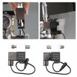 DC 12V Uscita elettrovalvola Acquario Sistema di CO2 Regolatore Valvola single head-US plug