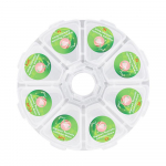 100 tk / 8 suuruse sissekasvanud varbak&uuml;&uuml;ne sirgendamise plaaster varbak&uuml;&uuml;si korrigeeriv kahepealine traksidega kleebis valge