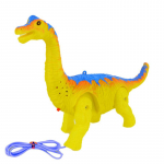 Elektriline jalutusrihm, kerge vokaalrihm, dinosauruste elektrooniline robot koos heleda heliga m&auml;nguasjadega. J&otilde;ulukingitus kollane