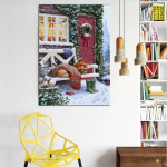 5D DIY teemantmaali tiigri ristpiste komplekt Teemanttikandid Rhinestone pilt Kodukaunistuse kingitus Full Round 20X30CM