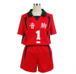 Scione Anime Nekoma Kozume Kuroo Tetsuro Cosplay kost&uuml;&uuml;m Haikiyu v&otilde;rkpallimeeskonna spordir&otilde;ivad M