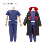 Scione Anime multikas Uchiha Itachi Cosplay Halloweeni j&otilde;ulupeo kost&uuml;&uuml;m, kuubk&uuml;bar t&auml;iskomplekt M