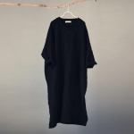 Johnature naiste vintage maksikleit kevadine nahkhiire varrukatega tikandid puuvillasest linasest suures suuruses kleidid One Size