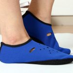 Veejalatsid Aqua Socks Treening Bassein Rannatants Ujumine Sukeldumine Slip Sokid XXL sinine