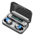 VAORLO uus 9D HiFi Bluetooth 5.0 CVC8.0 m&uuml;rasummutus stereo juhtmevaba TWS Bluetooth-peakomplekt must