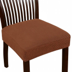 Stretch Jacquard tooli istmekatted Tooli katted katted Eemaldatavad pestavad tooli istmepadja katted s&ouml;&ouml;gituppa helepruun v&auml;rv