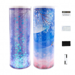 NBX pliiatsi&uuml;mbrised Multifunktsionaalsed seisvad Quicksand pliiatsi&uuml;mbrised, kahekihilised lilla