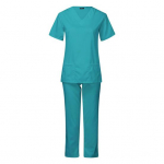 (S-2XL) Meditsiini&otilde;e &uuml;laosa p&uuml;kste komplekt &Uuml;hev&auml;rviline elastsus Unisex V kaelataskud Kiiresti kuivavad vormir&otilde;ivad r&otilde;ivad komplektid t&ouml;&ouml;tamiseks XL