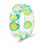 IF ME Boho lihtsad suvised puuviljad liblik&otilde;ielised l&auml;bipaistvad vaigust akr&uuml;&uuml;list s&otilde;rmused naistele t&uuml;drukutele arbuusi s&otilde;rmede s&otilde;rmuse ehted Style 1