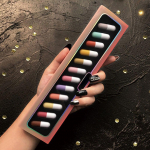 12 tk matt huulel&auml;ike komplekt kapsel vedel huulepulk veekindel higikindel p&uuml;siv Non-stick Cup huulepulga huulev&auml;rvi komplekt