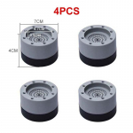4 tk vibratsioonivastased padjad libisemiskindlad kummist jalamatid jalad pesumasina tugisummutid alus universaalne m&ouml;&ouml;bli jalaalus Increase 3.5cm 4pcs