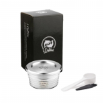 [i Cafilas][DQ01] Korduvkasutatav korduvt&auml;idetav kohvikapslifilter roostevabast terasest kreemimasina tasside pesa Delta Q jaoks NDIQ7323 Lavazza Point DELTA Q 1 Capsule h&otilde;be