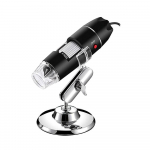 1600X juhtmega digitaalmikroskoop, kaasaskantav pihumikroskoop koos USB + mikro-USB liidestega 8 LED 1600X must