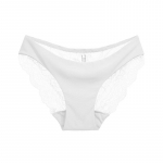 Moodsad pitsp&uuml;ksid suures suuruses &otilde;mblusteta seksikas pesu l&auml;bipaistev mugavad n&auml;htamatud alusp&uuml;ksid M valge