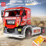 MOLD KING Tehnilised poolveokite ehitusplokid Rakendus Mootoriga v&otilde;idus&otilde;iduauto kaugjuhtimispuldiga veoauto MK II MOC klotsid Lastele M&auml;nguasjad Kingitused punane