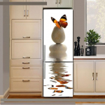 3D n&otilde;udepesumasin K&uuml;lmkapi kleebis K&uuml;lmkapi &uuml;mbris S&uuml;gavk&uuml;lmik Skin Art K&uuml;lmiku ukse katte tapeet Kodu Elu K&ouml;&ouml;gitarvikud 60X180cm