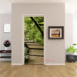 PVC kodusisustus Sissep&auml;&auml;suukse kleebis Vann Du&scaron;iruum Magamistuba Isekleepuv fototapeet Renoveerimisplakat Veekindel 77x200cm(cut 2pcs)