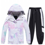 Laste suusakost&uuml;&uuml;m v&auml;litingimustes veekindel soe, paksendatud &uuml;he lauaga kahe lauaga suusa&uuml;likond poistele ja t&uuml;drukutele talvel M