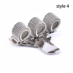 1 tk Metallist vedrupliiatsihoidja Metallist pliiatsiklambrid elastse silmusega s&uuml;learvuti kirjatarbed 38mm