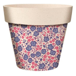 Les Tr&eacute;sors De Lily [A2083] - Bambusest taimepott 'Fleurs' roosa lilla beež - 7x6 cm lilla