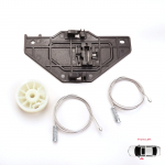 BWR5341 Elektrilise akna t&otilde;stuki regulaatori remondikomplekt esimesele vasakule uksele Peugeot Partner Citroen Berlingo MK2 B9 2008-2018 9221ER