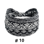 Boho laiad peapaelad vintage elastsed juuksepaelad s&otilde;lme turban pea&uuml;mbris naistele t&uuml;drukutele puuvillane pehme bandaan, veniv, keeratav peapael Juukseaksessuaarid