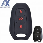 Silikoonist auto v&otilde;tme&uuml;mbris Peugeot 208 308 508 jaoks Citroen C4 DS3 DS5 DS6 katte v&otilde;tmeta kaugjuhtimispuldi korpuse jope varrukakaitse