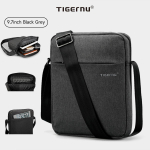 Tigernu Men Messenger kott Kvaliteetne veekindel &otilde;lakott meestele Business Travel Crossbody kott Meeste minikott M hall/must