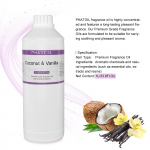 PHATOIL 1000ml/33.8fl.oz L&otilde;hna&otilde;lid hajutitele, k&uuml;&uuml;nlate valmistamiseks, DIY parf&uuml;&uuml;m, &otilde;huv&auml;rskendajad, ideaalne koduseks kontoriautoks kasutamiseks Coconut & Vanilla
