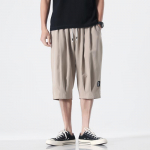 YBR2055 suvine elastne vabaaja mustad hallid p&uuml;ksid meeste j&auml;&auml;siidist kiiresti kuivavad l&uuml;hikesed p&uuml;ksid GYM Sport Beach Short Plus suurus 6XL 8XL riided M khaki