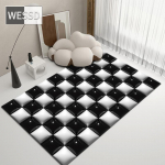 3D vaip Geomeetriline pleed Suure suurusega toavaibad M&auml;ngutoa matt Kaunistus Magamistoa malelauavaip vannitoamatile 40x60cm 1pcs