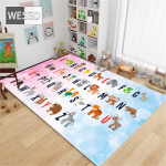 Multikas T&auml;henumbrid Loomade Pusle M&auml;ngumatt Armsad Lastevaibad Magamistuba Suur vaip Pehme 80x120cm 1pcs