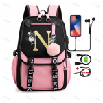 Blackpink 26 inglise kirjadega seljakott t&uuml;drukule, l&otilde;uendist koolikott, laste seljakott, laste reisikott, seljakott, seljakott