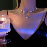 Uus moesuund ainulaadne disain Elegantne &otilde;rn tsirkoonist liblikas lillede p&auml;rlitega kaelakee kaelakee naiste ehted peokink