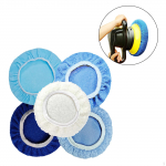 5 t&uuml;kki auto orbitaalse puhverpoleerimispadja mikrokiust detailidega poleerimispadjad, kaasaskantavad, vastupidavad 9-10inch